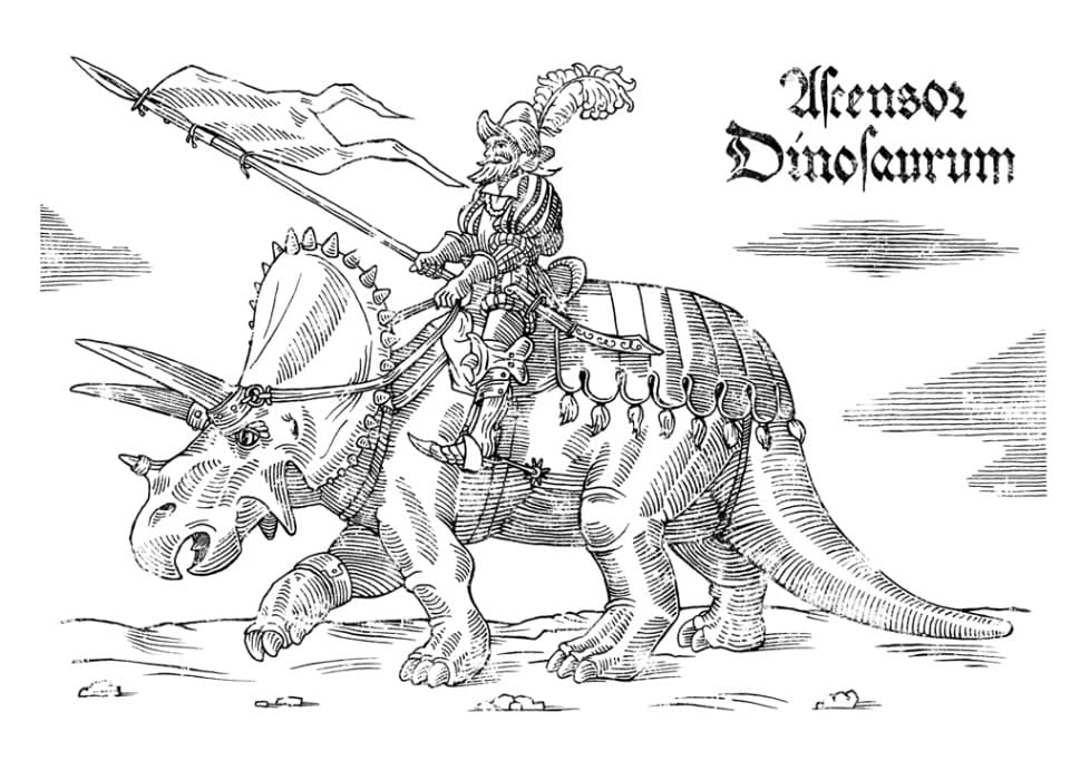 Ascensor Dinosaurum (giclée print)