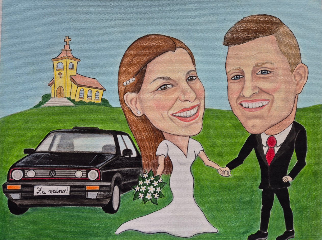 Poročna karikatura