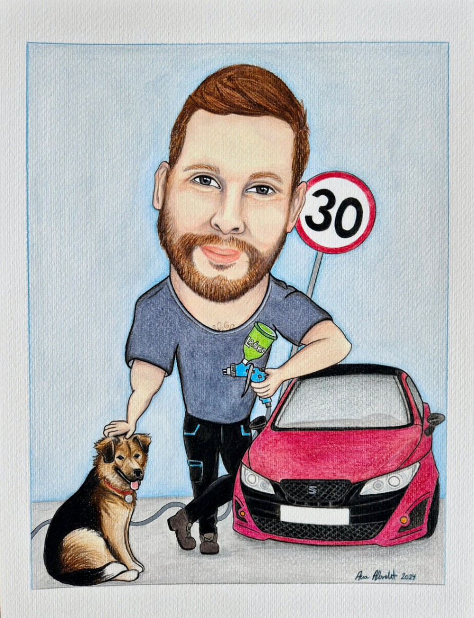 Karikatura M.L.