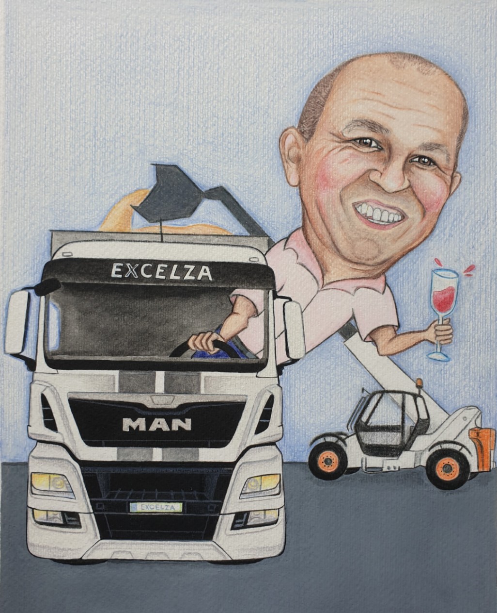 Karikatura Excelza