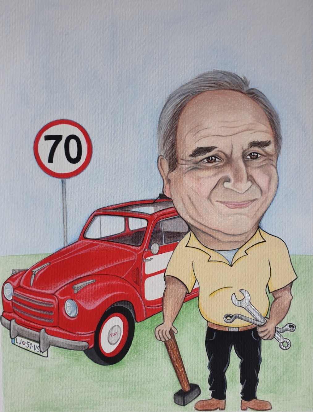 Karikatura F.L.