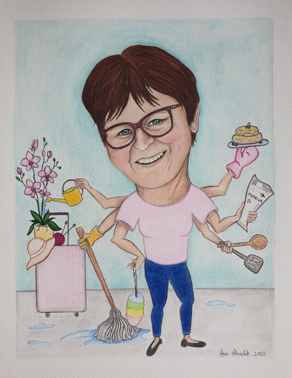 Karikatura D. K.