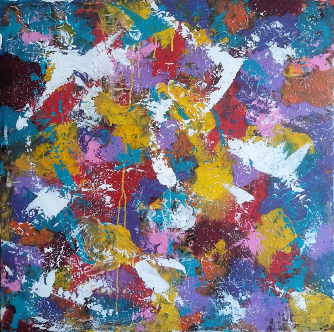 Colored vortex of energy