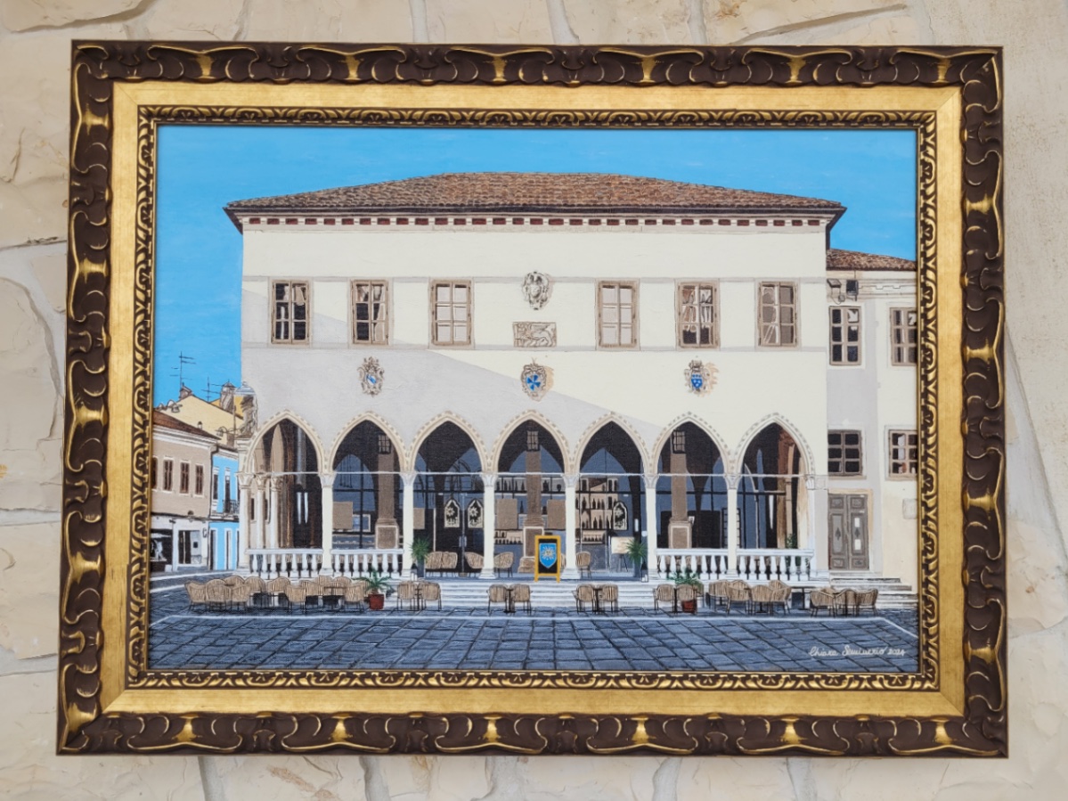 Loggia ''The heart and history of the city of Koper, Slovenia